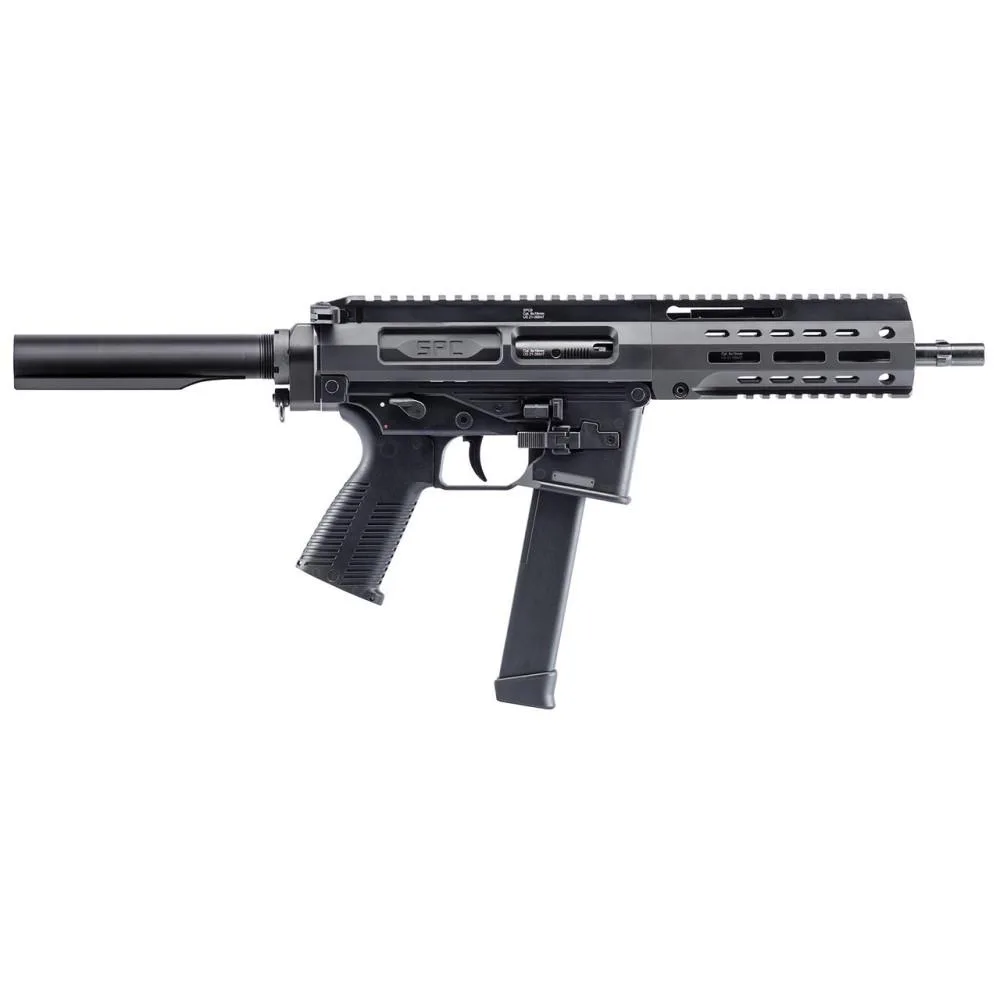 B&T SPC9 Handgun 9mm Luger 33rd Magazine 9.1" Barrel Black with Arm Brace Adapter