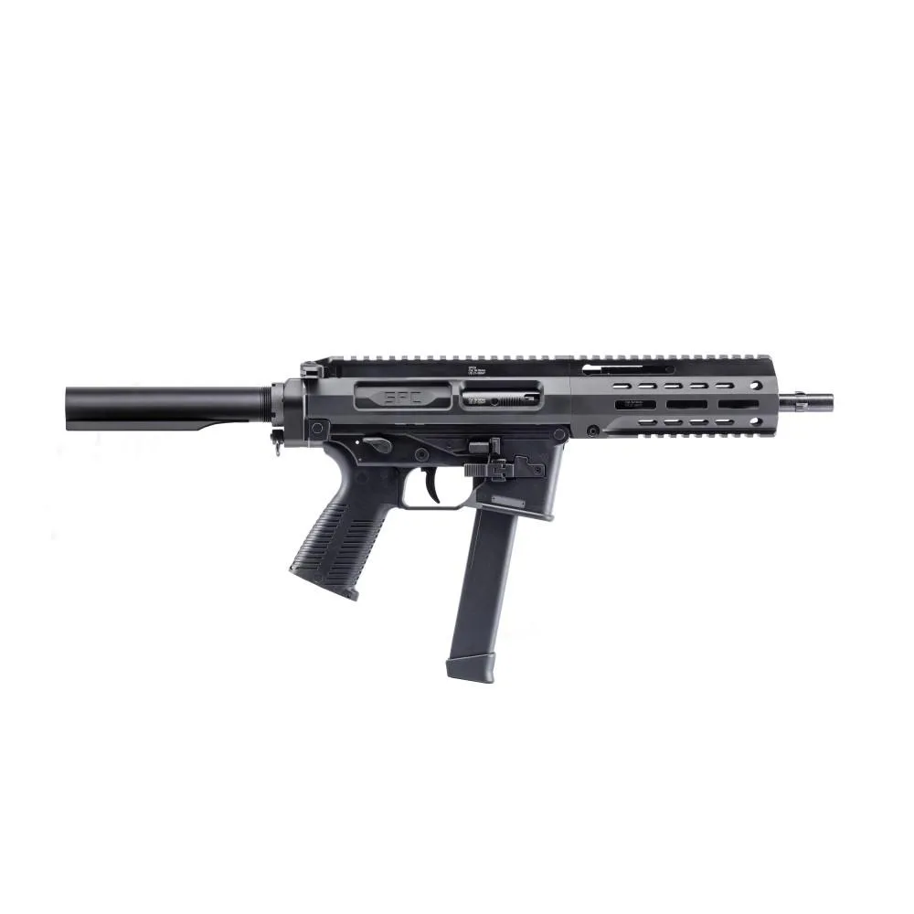 B&T SPC9 Handgun 9mm Luger 33rd Magazine 9.1" Barrel Black with Arm Brace Adapter Glock Magazine Compatible