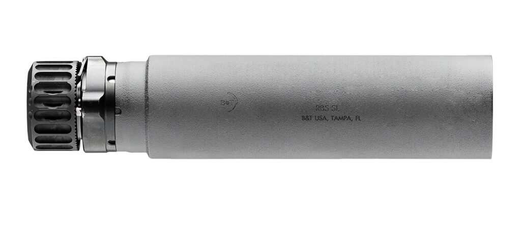 B&T Firearms SD556SRBSTI SRBS Gray 5.56 NATO Titanium w/SureFire Hub Adapter
