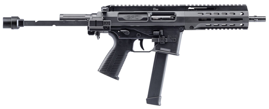 B&T Firearms 500003TBG SPC9 9mm Luger 33+1 9.10", Black, Tele Brace Adapter, Polymer Grip (Glock Mag Compatible)