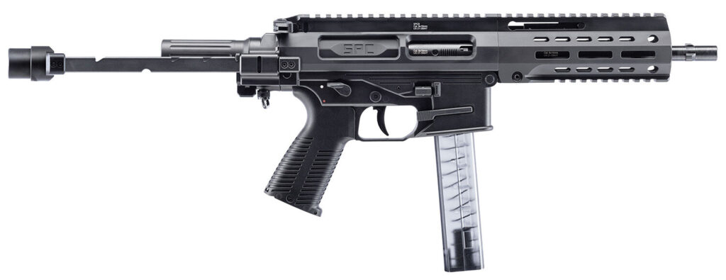 B&T Firearms 500003TB SPC9 9mm Luger 33+1 9.10", Black, Tele Brace Adapter, Polymer Grip (OEM Mag)