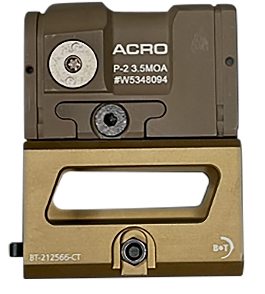 B&T Firearms AP200777FDEM Aimpoint ACRO P-2 Flat Dark Earth 1 x 0.59" x 0.59" 3.5 MOA Red Dot