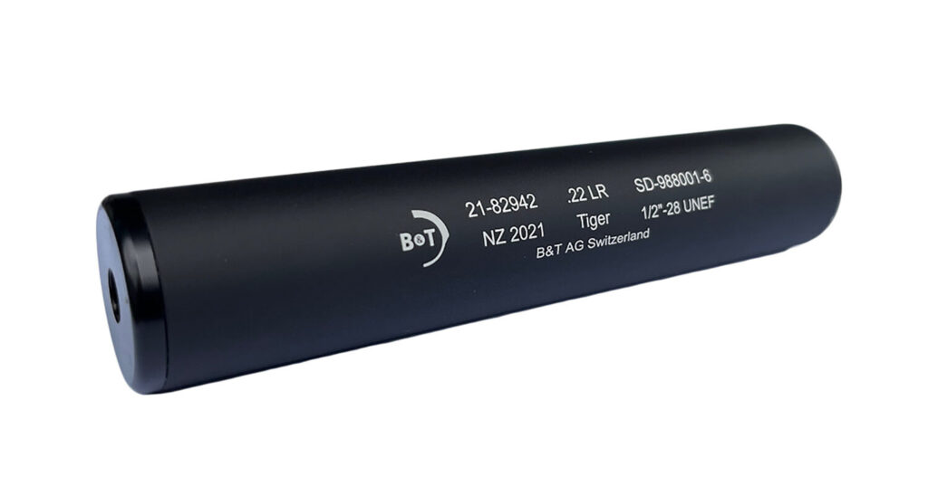 B&T Firearms SDTIGER22LR Tiger Suppressor 22 LR Black