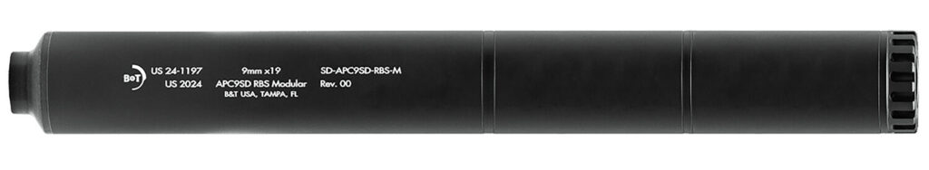 B&T Firearms SDAPC9SDRBSM APC9 SD RBS Modular 9x19 1.6" Black
