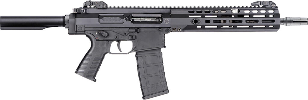 B&T Firearms BT500290USPISTOL SPC 223 Rem/5.56 NATO 10.50" Black Anodized Threaded Barrel, M-LOK Handguard, Black Hardcoat Anodize Receiver, Black Polymer Buffer Tube, Black Polymer Grip