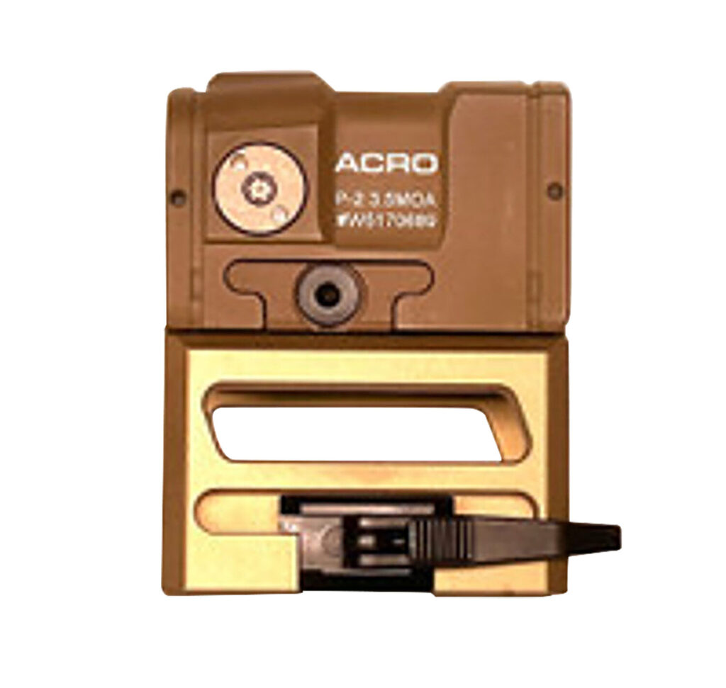 B&T Firearms AP-200777-FDE-M Aimpoint ACRO P-2 Flat Dark Earth 1x 3.5 MOA Red Dot Reticle