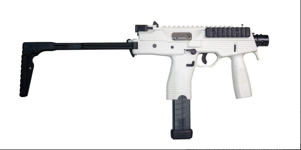 B&T TP9 SBR White 840225717679 BT-30105-N-SBR-ST-FS Available at Liberty Armament