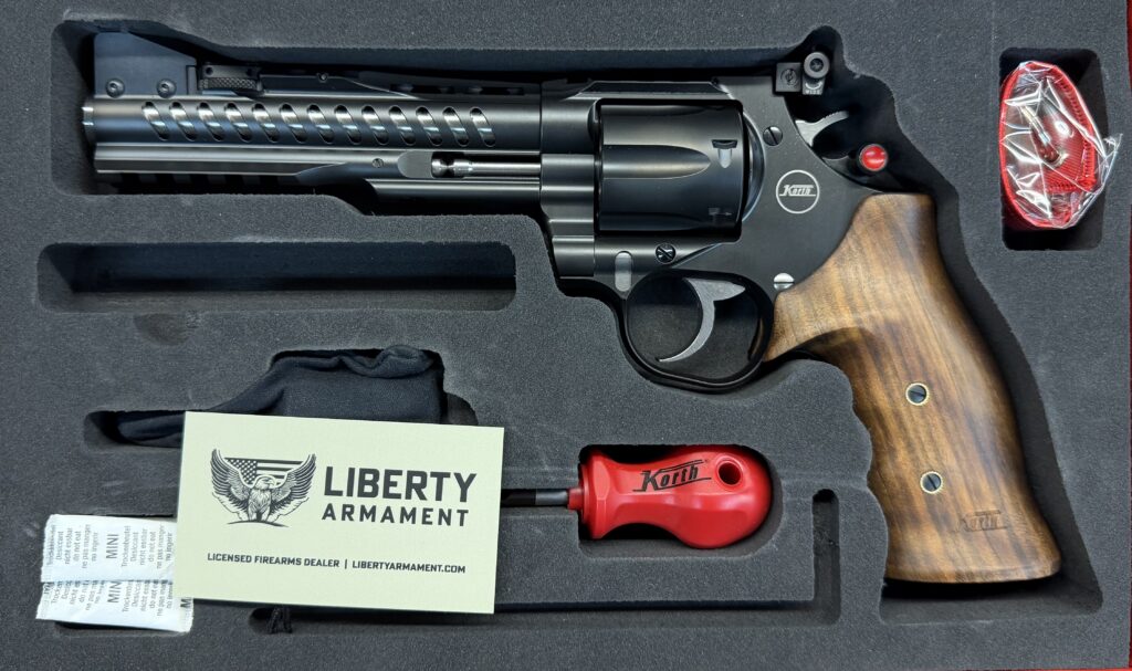 Korth Super Sport GTS 6" .357 W/ additional 9mm Cylinder