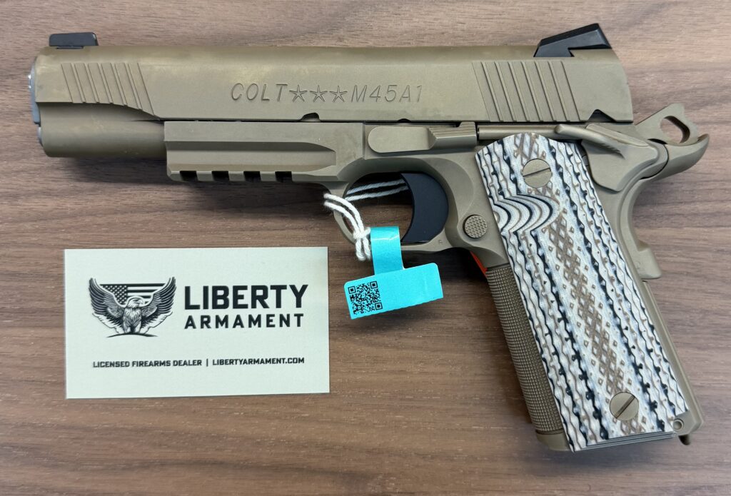 Colt M45A1 .45ACP W/Checkered Front Strap Colt M45A1 .45ACP W/Checkered Front Strap