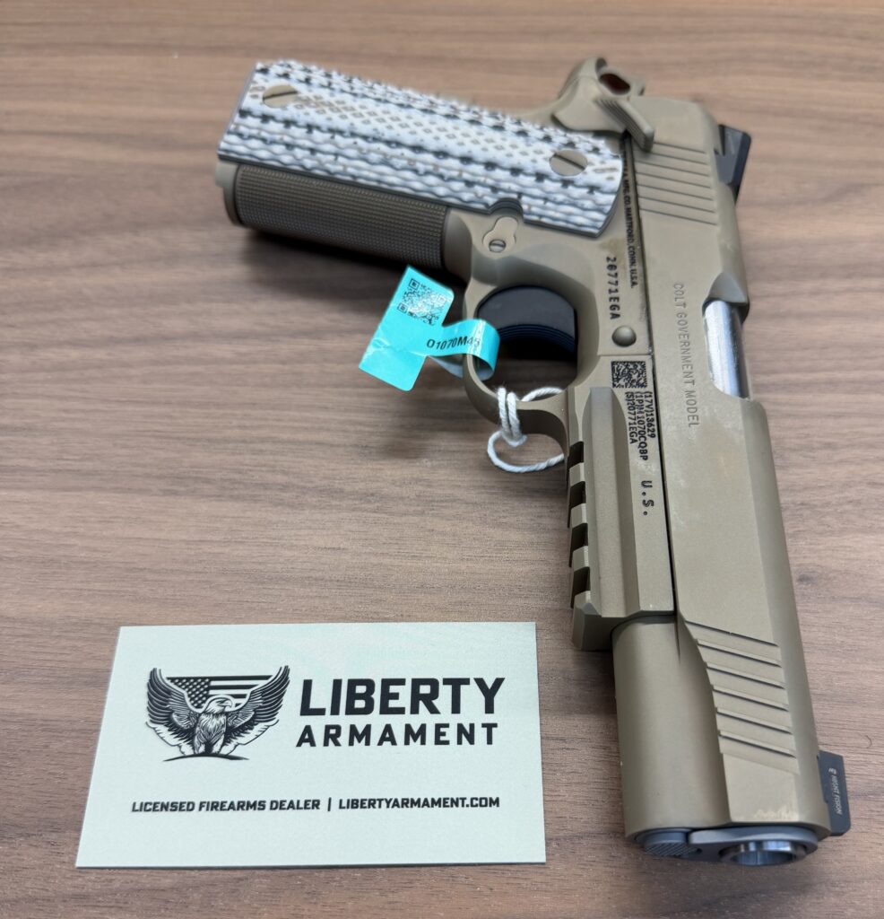 Colt M45A1 .45ACP W/Checkered Front Strap Colt M45A1 .45ACP W/Checkered Front Strap
