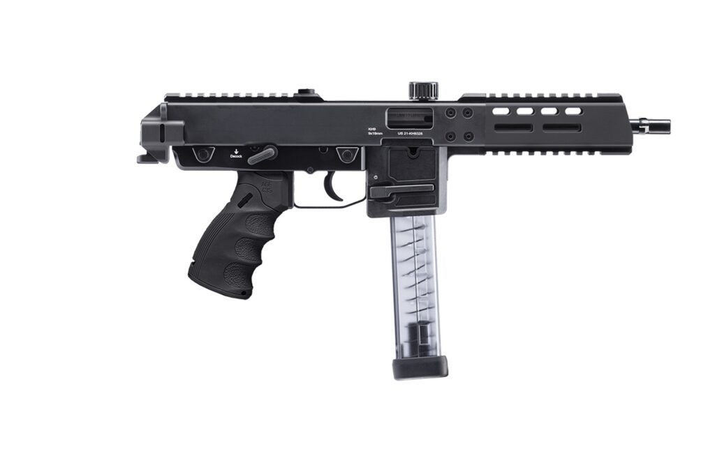 B&T KH9S COVRT 9MM BLK 6" 25+1