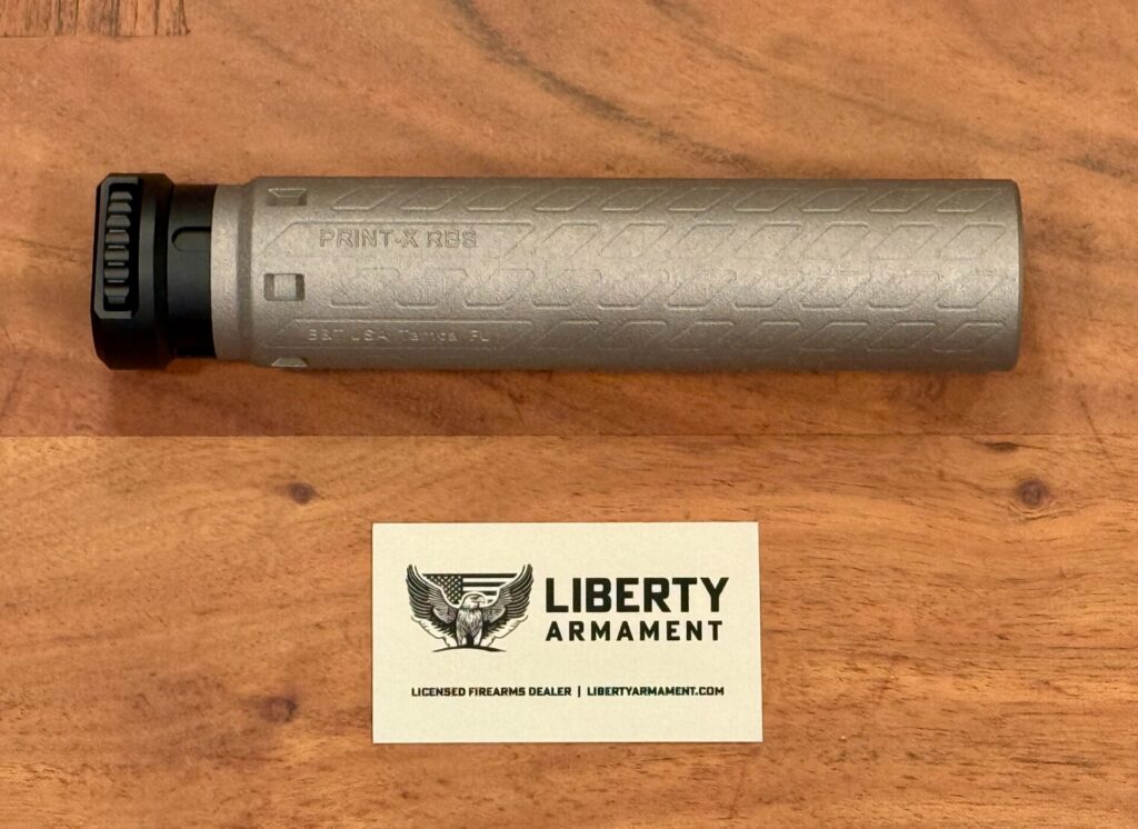 B&T SQD9 Print-X RBS Titanium Suppressor