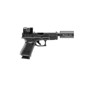 B&T Hush Puppy KIT G19 ACRO Hardcase Handgun 9mm Luger 15rd Magazines(2) 4" Barrel Black-MUST BUY SUPPRESSOR B&T Hush Puppy KIT G19 ACRO Hardcase Handgun 9mm Luger 15rd Magazines(2) 4" Barrel Black-MUST BUY SUPPRESSOR