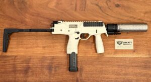 B&T TP9-SBR-White-9mm W/ Print-X Ti Compact Suppressor B&T TP9-SBR-White-9mm W/ Print-X Ti Compact Suppressor