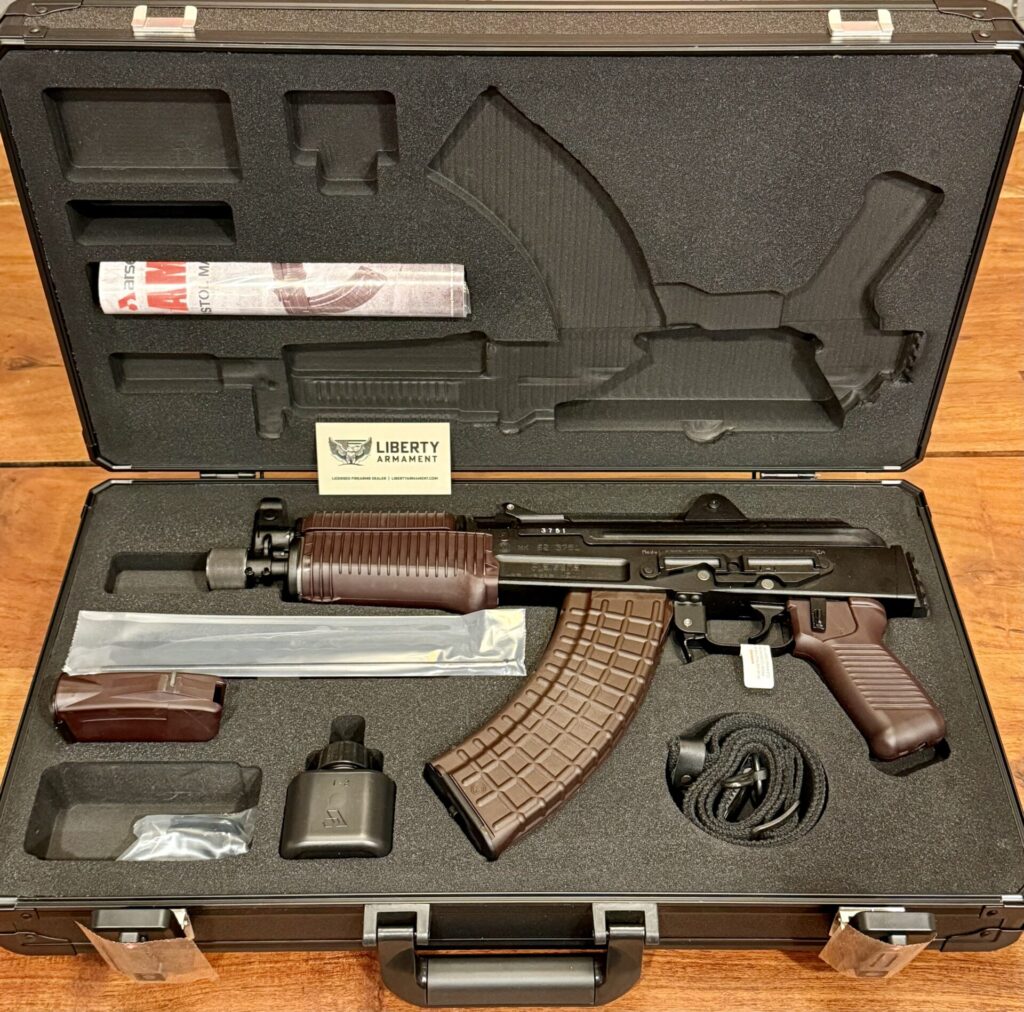 Arsenal SAM7K Pistol 7.62x39mm-Plum Furniture