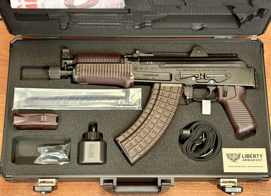 Arsenal SAM7K Pistol 7.62x39mm-Plum Furniture
