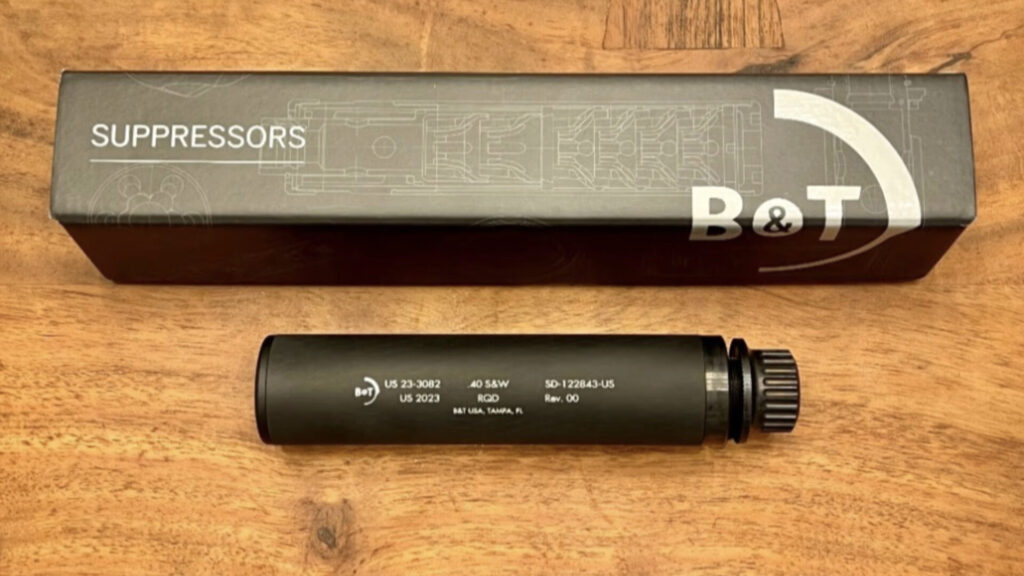 B&T RQD.40/10mm Tri-lug Suppressor